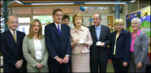 Presidents McAleese visits the Graig Library